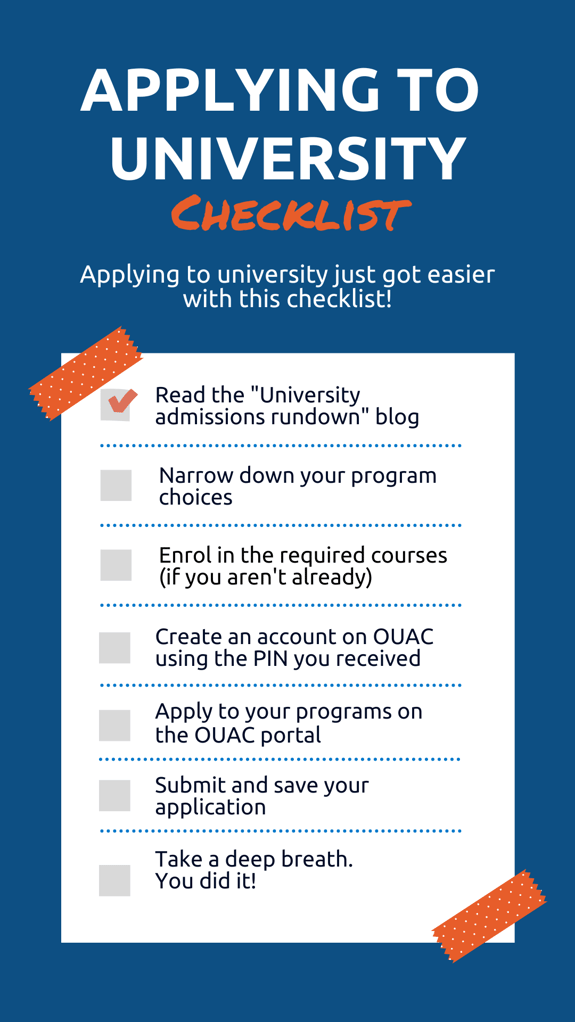 What To Bring To University Checklist